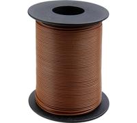 Donau Elektronik 105-8-100 Fil de câblage 1 x 0.20 mm² marron 100 m