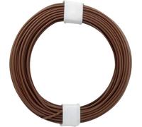Donau Elektronik 105-8 Fil de câblage 1 x 0.20 mm² marron 10 m