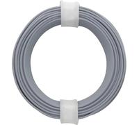 Donau Elektronik 105-9 Fil de câblage 1 x 0.20 mm² gris 10 m