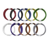 Donau Elektronik 110-MIX Fil de câblage 1 x 0.04 mm² multicolore 1 set