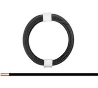 Donau Elektronik 114-11 Fil de câblage 2 x 0.08 mm² noir 5 m