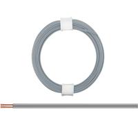 Donau Elektronik 114-99 Fil de câblage 2 x 0.08 mm² gris 5 m