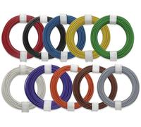 Donau Elektronik 118-MIX Fil de câblage 1 x 0.14 mm² Multicolore 1 Set