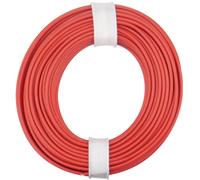Donau Elektronik 125-010 Fil de câblage 1 x 0.25 mm² rouge 10 m