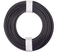 Donau Elektronik 125-011 Fil de câblage 1 x 0.25 mm² noir 10 m