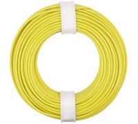 Donau Elektronik 125-013 Fil de câblage 1 x 0.25 mm² jaune 10 m