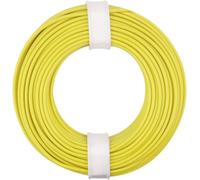 Donau Elektronik 125-013 Fil de câblage 1 x 0.25 mm² jaune 10 m