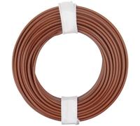 Donau Elektronik 125-018 Fil de câblage 1 x 0.25 mm² marron 10 m