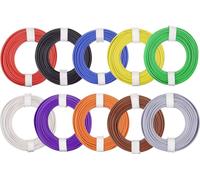 Donau Elektronik 125-MIX Fil de câblage 1 x 0.25 mm² multicolore 1 set