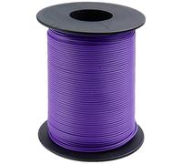Donau Elektronik 125-S25-6 Fil de câblage 1 x 0.25 mm² violet 25 m