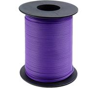 Donau Elektronik 125-S25-6 Fil de câblage 1 x 0.25 mm² violet 25 m