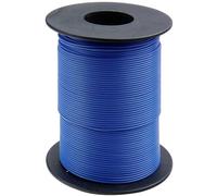 Donau Elektronik 125-S50-2 Fil de câblage 1 x 0.25 mm² bleu 50 m