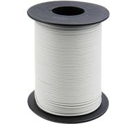 Donau Elektronik 125-S50-5 Fil de câblage 1 x 0.25 mm² blanc 50 m