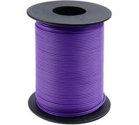 Donau Elektronik 125-S50-6 Fil de câblage 1 x 0.25 mm² violet 50 m