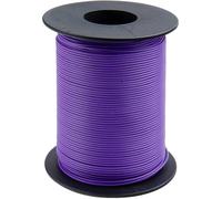 Donau Elektronik 125-S50-6 Fil de câblage 1 x 0.25 mm² violet 50 m