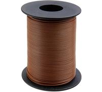 Donau Elektronik 125-S50-8 Fil de câblage 1 x 0.25 mm² marron 50 m