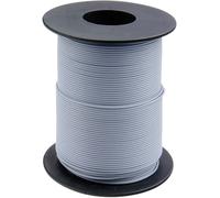 Donau Elektronik 125-S50-9 Fil de câblage 1 x 0.25 mm² gris 50 m