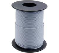 Donau Elektronik 125-S50-9 Fil de câblage 1 x 0.25 mm² gris 50 m