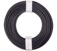 Donau Elektronik 150-011 Fil de câblage 1 x 0.50 mm² noir 10 m