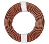 Donau Elektronik 150-018 Fil de câblage 1 x 0.50 mm² marron 10 m