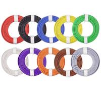 Donau Elektronik 150-MIX Fil de câblage 1 x 0.50 mm² multicolore, 10 couleurs 1 set