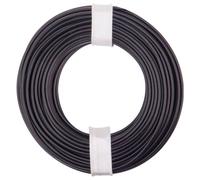 Donau Elektronik 175-011 Fil de câblage LiY 1 x 0.75 mm² noir 1 pc(s)