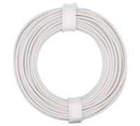 Donau Elektronik 175-015 Fil de câblage LiY 1 x 0.75 mm² blanc 1 pc(s)