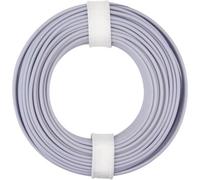 Donau Elektronik 175-019 Fil de câblage LiY 1 x 0.75 mm² gris 1 pc(s)