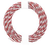 Donau Elektronik 210-05 Fil de câblage 2 x 0.04 mm² rouge, blanc 10 m