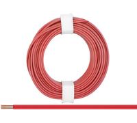 Donau Elektronik 218-00 Fil de câblage 2 x 0.14 mm² rouge 5 m