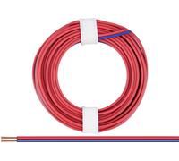 Donau Elektronik 218-02 Fil de câblage 2 x 0.14 mm² rouge-bleu 5 m