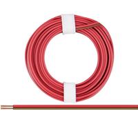 Donau Elektronik 218-08 Fil de câblage 2 x 0.14 mm² rouge-marron 5 m