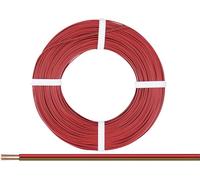Donau Elektronik 218-080 Fil de câblage 2 x 0.14 mm² rouge-marron 50 m