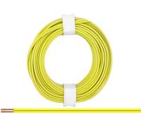 Donau Elektronik 218-33 Fil de câblage 2 x 0.14 mm² jaune 5 m