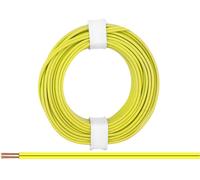 Donau Elektronik 218-33 Fil de câblage 2 x 0.14 mm² jaune 5 m