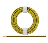Donau Elektronik Fil de câblage 218-38 - 2 x 0,14 mm² - marron-jaune, 5 m