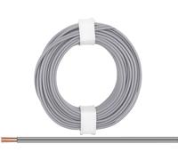 Donau Elektronik 218-99 Fil de câblage 2 x 0.14 mm² gris 5 m