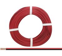 Donau Elektronik 225-010-25 Fil de câblage 2 x 0.25 mm² rouge/noir 25 m