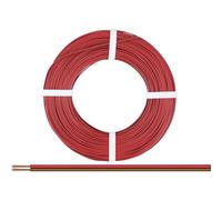 Donau Elektronik 225-080-25 Fil de câblage 2 x 0.25 mm² rouge-marron 25 m