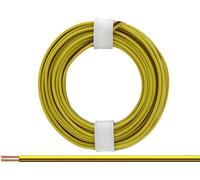 Donau Elektronik 225-38 Fil de câblage 2 x 0.25 mm² marron-jaune 5 m