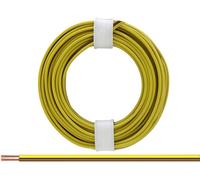 Donau Elektronik 225-38 Fil de câblage 2 x 0.25 mm² marron-jaune 5 m