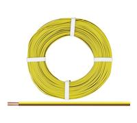 Donau Elektronik 225-380-25 Fil de câblage 2 x 0.25 mm² Marron-Jaune 25 m