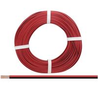 Donau Elektronik 250-01-25 Fil de câblage 2 x 0.50 mm² rouge, noir 25 m