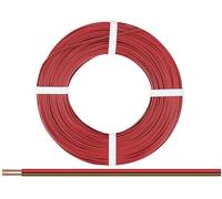 Donau Elektronik 250-08-25 Fil de câblage 2 x 0.50 mm² rouge, marron 25 m