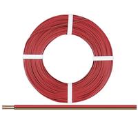 Donau Elektronik 250-08-25 Fil de câblage 2 x 0.50 mm² rouge, marron 25 m