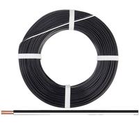 Donau Elektronik 250-15-25 Fil de câblage 2 x 0.50 mm² noir/blanc 25 m