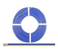 Donau Elektronik 318-223-25 Fil de câblage 3 x 0.14 mm² bleu, bleu, jaune 25 m