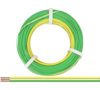 Donau Elektronik 318-354-50 Fil de câblage 3 x 0.14 mm² jaune, blanc, vert 50 m