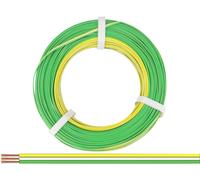 Donau Elektronik 318-354-50 Fil de câblage 3 x 0.14 mm² jaune, blanc, vert 50 m