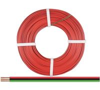Donau Elektronik 325-014-50 Fil de câblage 3 x 0.25 mm² rouge, noir, vert 50 m